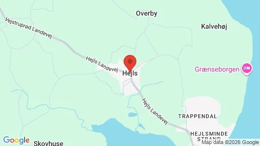 Lejligheder til salg i Hejls - kort over placeringen