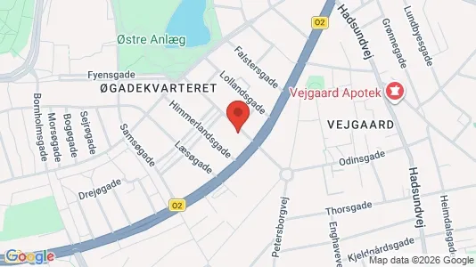 Lejligheder til salg i Aalborg Centrum - kort over placeringen