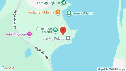 Lejligheder til salg i Lemvig - kort over placeringen