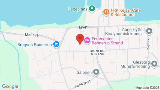 Lejligheder til salg i Glesborg - kort over placeringen