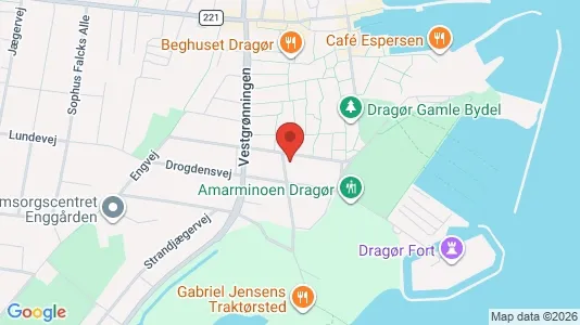 Lejligheder til salg i Dragør - kort over placeringen