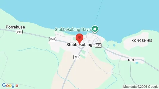 Lejligheder til salg i Stubbekøbing - kort over placeringen