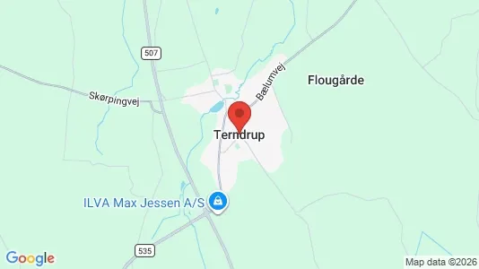 Lejligheder til salg i Terndrup - kort over placeringen