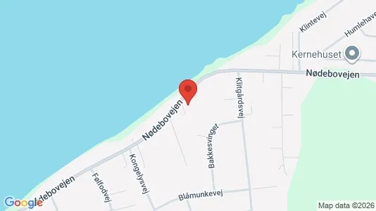Lejligheder til salg i Hundested - kort over placeringen