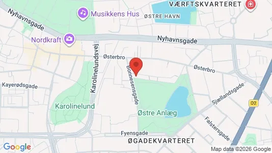 Lejligheder til salg i Aalborg Centrum - kort over placeringen