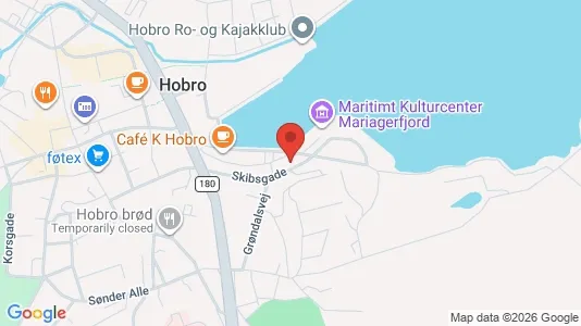 Lejligheder til salg i Hobro - kort over placeringen