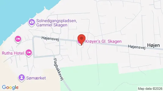 Lejligheder til salg i Skagen - kort over placeringen