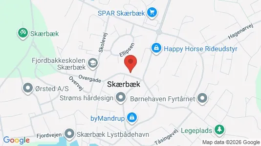 Lejligheder til salg i Fredericia - kort over placeringen