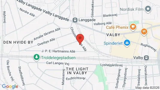 Lejligheder til salg i Valby - kort over placeringen