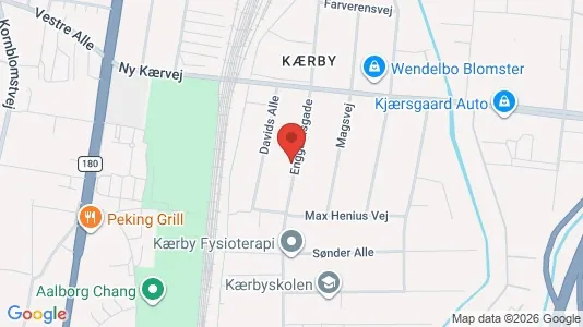 Lejligheder til salg i Aalborg Centrum - kort over placeringen