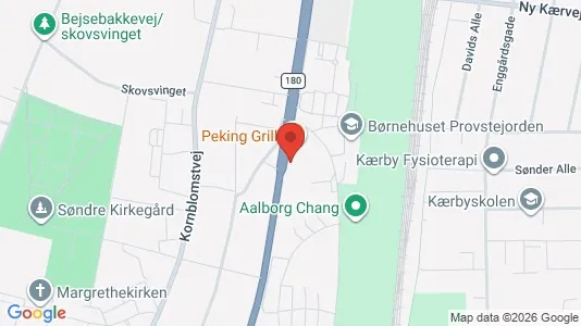 Lejligheder til salg i Aalborg Centrum - kort over placeringen