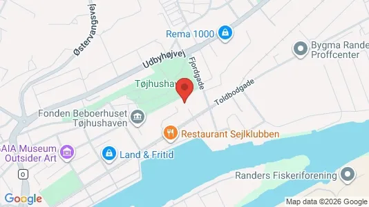 Lejligheder til salg i Randers NØ - kort over placeringen