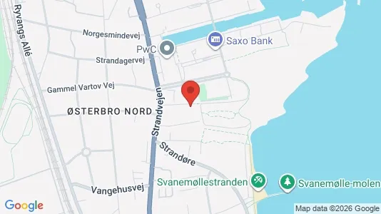 Lejligheder til salg i Hellerup - kort over placeringen