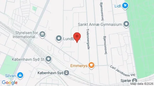 Lejligheder til salg i Valby - kort over placeringen