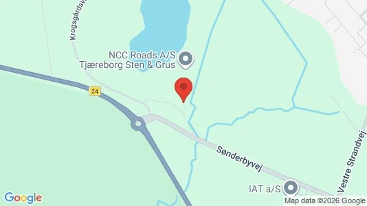 Lejligheder til salg i Tjæreborg - kort over placeringen