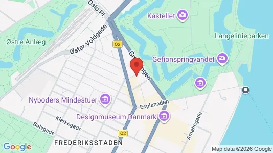 Lejligheder til salg i København K - kort over placeringen