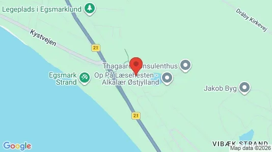 Lejligheder til salg i Ebeltoft - kort over placeringen