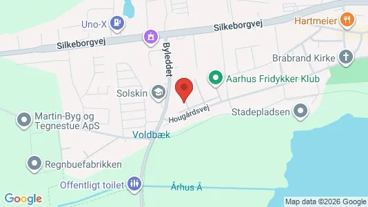 Lejligheder til salg i Brabrand - kort over placeringen