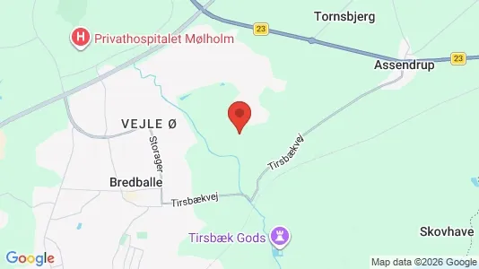 Lejligheder til salg i Vejle Øst - kort over placeringen