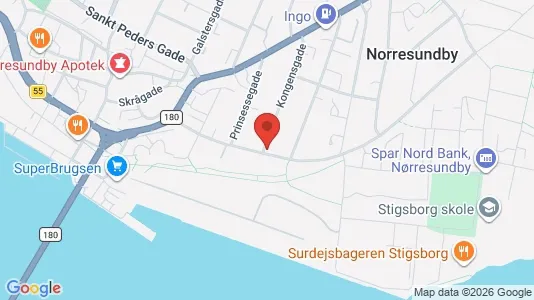 Lejligheder til salg i Nørresundby - kort over placeringen