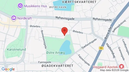 Lejligheder til salg i Aalborg Centrum - kort over placeringen