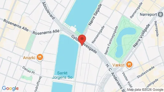 Lejligheder til salg i Vesterbro - kort over placeringen