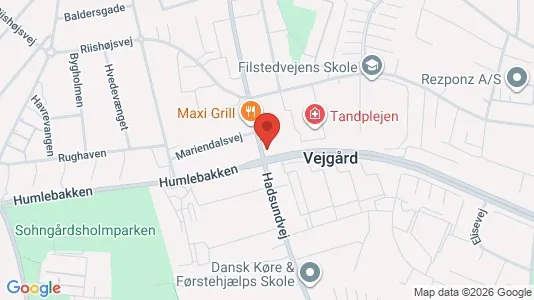 Lejligheder til salg i Aalborg Centrum - kort over placeringen