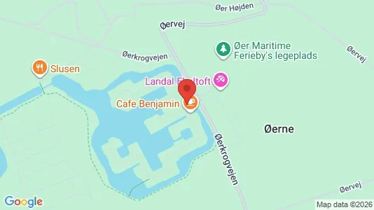 Lejligheder til salg i Ebeltoft - kort over placeringen