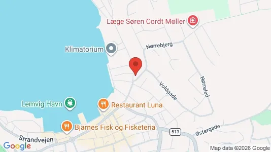 Lejligheder til salg i Lemvig - kort over placeringen