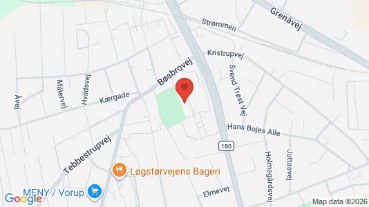 Lejligheder til salg i Randers SV - kort over placeringen