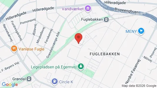 Lejligheder til salg i Frederiksberg - kort over placeringen
