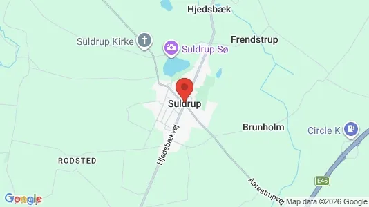 Lejligheder til salg i Suldrup - kort over placeringen