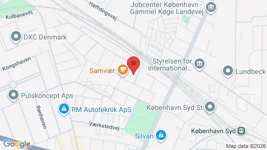 Lejligheder til salg i Valby - kort over placeringen
