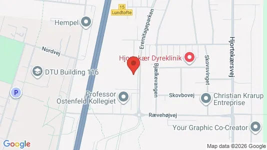 Lejligheder til salg i Kongens Lyngby - kort over placeringen