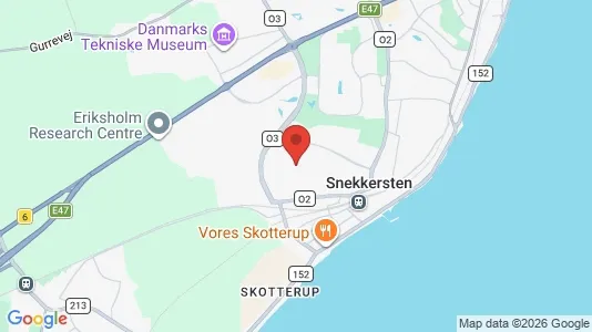 Lejligheder til salg i Snekkersten - kort over placeringen
