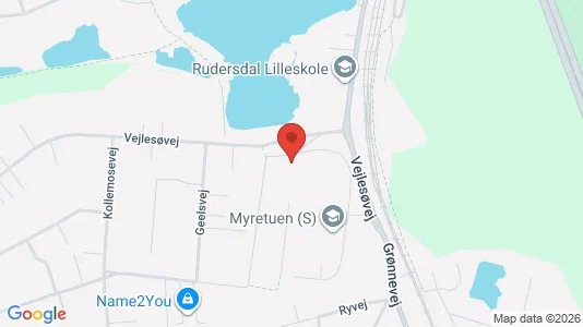 Lejligheder til salg i Holte - kort over placeringen