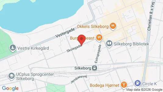 Lejligheder til salg i Silkeborg - kort over placeringen