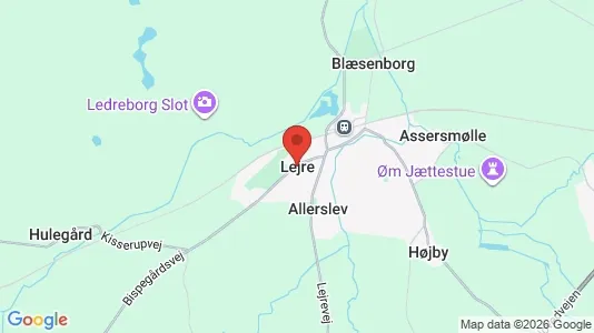 Lejligheder til salg i Lejre - kort over placeringen
