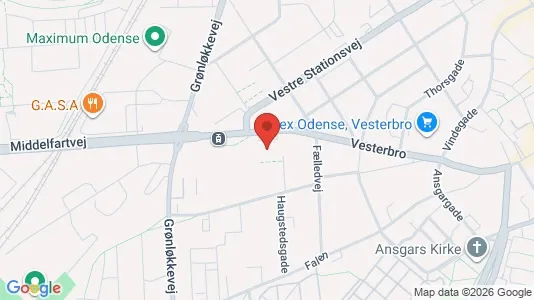 Lejligheder til salg i Odense C - Foto fra Google Street View