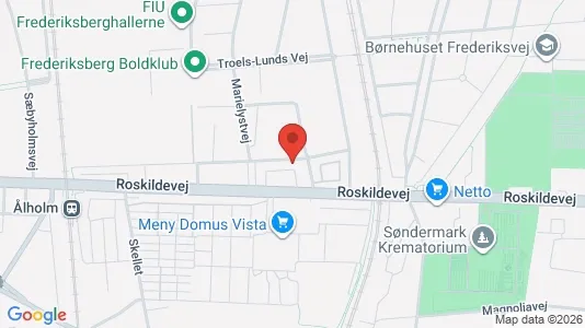 Lejligheder til salg i Frederiksberg - kort over placeringen