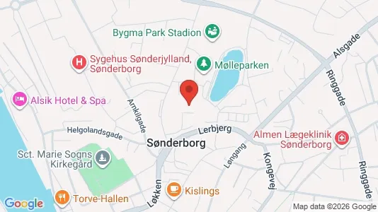 Lejligheder til salg i Sønderborg - Foto fra Google Street View