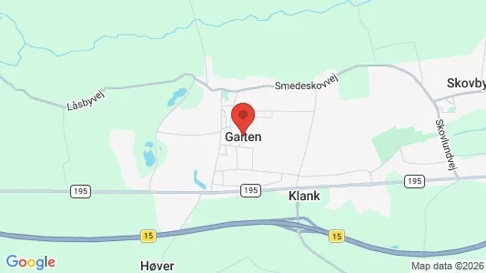 Lejligheder til salg i Galten - kort over placeringen