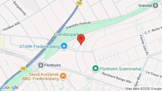 Lejligheder til salg i Frederiksberg - kort over placeringen