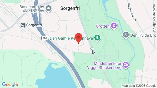 Lejligheder til salg i Kongens Lyngby - kort over placeringen