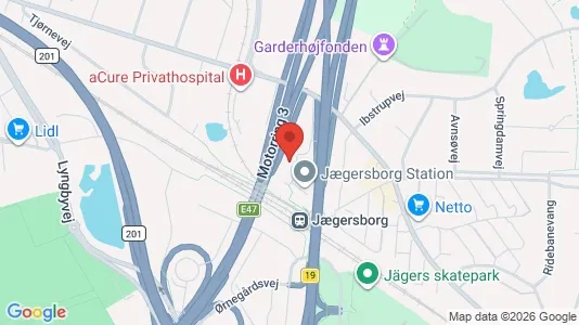 Lejligheder til salg i Gentofte - kort over placeringen