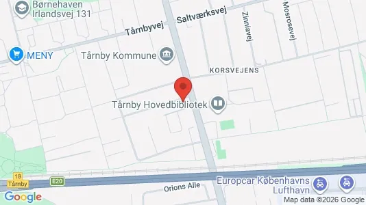 Lejligheder til salg i Kastrup - kort over placeringen