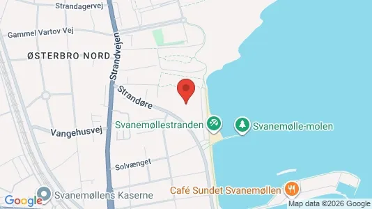 Lejligheder til salg i Østerbro - kort over placeringen