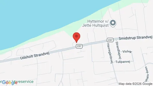Lejligheder til salg i Gilleleje - kort over placeringen