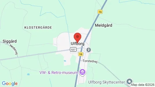 Lejligheder til salg i Ulfborg - kort over placeringen