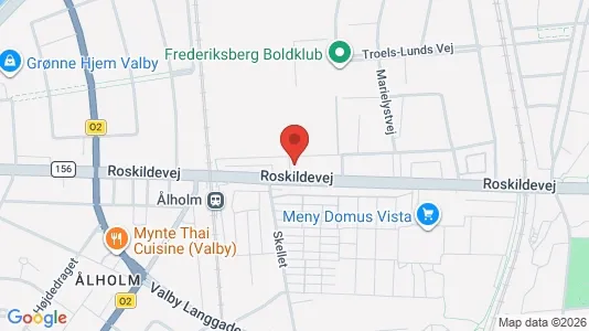 Lejligheder til salg i Frederiksberg - kort over placeringen